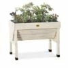 Compact VegTrug Patio Garden, Whitewash - VEGTRUG LIMITED