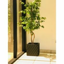 Kante Lightweight Outdoor Retro Square Concrete Planter Burnished Black - Rosemead Home & Garden, Inc. -Cheap Planters Store unnamed file 4680