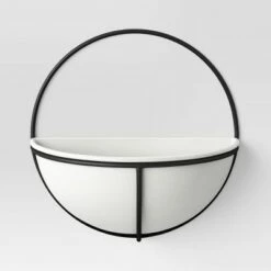9.4" Indoor/Outdoor Iron Wall Planter White - Project 62™ -Cheap Planters Store unnamed file 4703