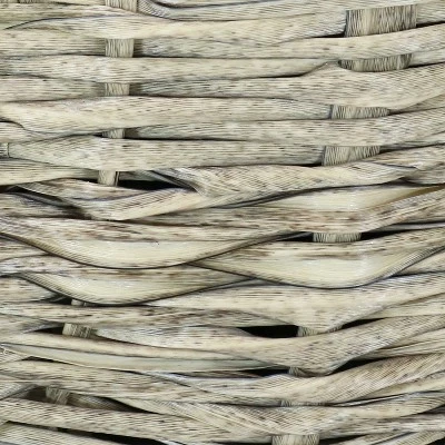 Sunnydaze Decor Sunnydaze Indoor/Outdoor Polyrattan Over-the-Rail Tri-Planter with 3 Round Black Plastic Liners - Frost 5 Sunnydaze Decor Sunnydaze Indoor/Outdoor Polyrattan Over-the-Rail Tri-Planter with 3 Round Black Plastic Liners - Frost - Image 3