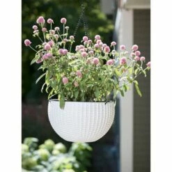 Weave Self-Watering Hanging Basket, 10" - Gardener's Supply Company