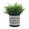 Sagebrook Home 5" "X" Ceramic Planter with Saucer Olive -Cheap Planters Store unnamed file 4752