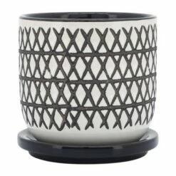 Sagebrook Home 5" "X" Ceramic Planter with Saucer Olive 10 Sagebrook Home 5" "X" Ceramic Planter with Saucer Olive -Cheap Planters Store unnamed file 4755