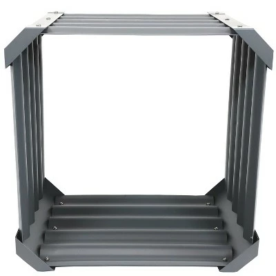 Sunnydaze Decor Sunnydaze Raised Powder-Coated Steel Garden Bed Kit for Plants, Flowers, Herbs, Fruits and Vegetables - 22" Square x 16" Deep - Gray 7 Sunnydaze Decor Sunnydaze Raised Powder-Coated Steel Garden Bed Kit for Plants, Flowers, Herbs, Fruits and Vegetables - 22" Square x 16" Deep - Gray - Image 5