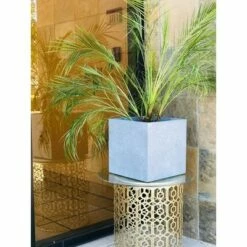 Kante Lightweight Modern Outdoor Concrete Square Planter Slate Gray - Rosemead Home & Garden, Inc. -Cheap Planters Store unnamed file 4800