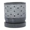 Sagebrook Home Diamond Cement Planter with Saucer Gray 1 Sagebrook Home Diamond Cement Planter with Saucer Gray -Cheap Planters Store unnamed file 4870