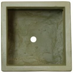 Sunnydaze Decor Sunnydaze Barkley Durable Indoor/Outdoor Fiber Clay Decorative Flower Pot - 10" Square - Bronze and Natural -Cheap Planters Store unnamed file 4888