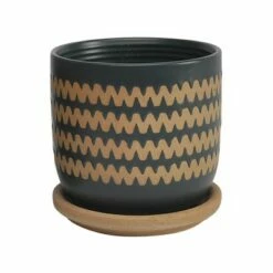 Set of 2 10" Zig Zag Planters with Saucer Teal - Sagebrook Home 5 Set of 2 10" Zig Zag Planters with Saucer Teal - Sagebrook Home -Cheap Planters Store unnamed file 4895