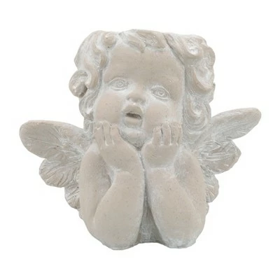 10" Resin Angel Planter Gray - Sagebrook Home 2 10" Resin Angel Planter Gray - Sagebrook Home