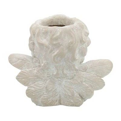 10" Resin Angel Planter Gray - Sagebrook Home 4 10" Resin Angel Planter Gray - Sagebrook Home - Image 3