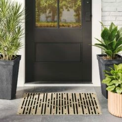 2pk Recycled Tapered Square Self-Watering Planters Black - Smith & Hawken™
