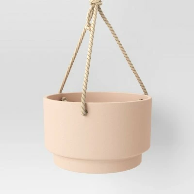5.25" Outdoor Hanging Planter Blush - Project 62™ 4 5.25" Outdoor Hanging Planter Blush - Project 62™ - Image 2
