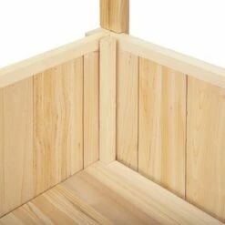 Outsunny 47'' Wooden Raised Garden Bed with Trellis Coutryside Style Elevated Planter Box Stand with Open Shelf Spacious Planting Area -Cheap Planters Store unnamed file 499