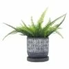 Sagebrook Home 6" Geometric Cement Planter with Saucer Gray -Cheap Planters Store unnamed file 4995