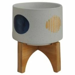 Set of 2 10.5" Funky Planters with Stand White - Sagebrook Home -Cheap Planters Store unnamed file 5028