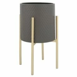 Sagebrook Home Set of 2 Diamond Planters in Metal Stand Gray/gold 14 Sagebrook Home Set of 2 Diamond Planters in Metal Stand Gray/gold -Cheap Planters Store unnamed file 5057