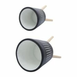 Sagebrook Home Set of 2 Polyresin Planters with Wood Legs Navy -Cheap Planters Store unnamed file 5073