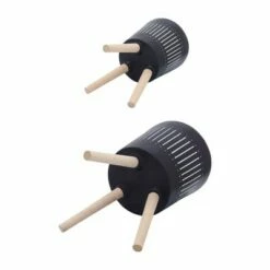 Sagebrook Home Set of 2 Polyresin Planters with Wood Legs Navy -Cheap Planters Store unnamed file 5074