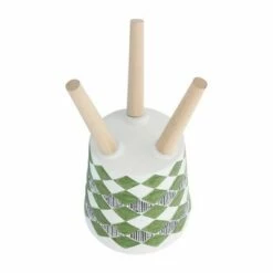 Sagebrook Home Set of 2 Diamond Polyresin Planters with Wood Legs Olive -Cheap Planters Store unnamed file 5078