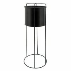 Sagebrook Home Set of 3 Metal Planters with Stand Black -Cheap Planters Store unnamed file 5082