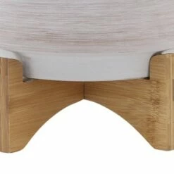 Set of 2 12" Ceramic Planters on Wooden Stand Gray - Sagebrook Home 13 Set of 2 12" Ceramic Planters on Wooden Stand Gray - Sagebrook Home -Cheap Planters Store unnamed file 5114