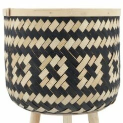 Sagebrook Home Set of 3 Checkered Bamboo Planters Brown -Cheap Planters Store unnamed file 5153