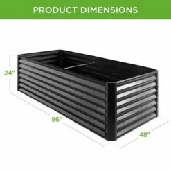 Best Choice Products 8x4x2ft Outdoor Metal Raised Garden Bed, Planter Box for Vegetables, Flowers, Herbs -Cheap Planters Store unnamed file 517