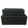 Set of 2 13" Resin Nested Rectangular Planters Black - Sagebrook Home -Cheap Planters Store unnamed file 5218