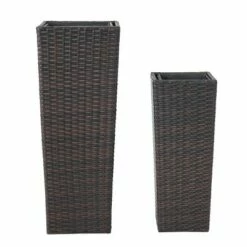 Everest 31" And 23" Cone Column Wicker 2pk Planters - Christopher Knight Home® Brown 11 Everest 31" And 23" Cone Column Wicker 2pk Planters - Christopher Knight Home® Brown -Cheap Planters Store unnamed file 5284