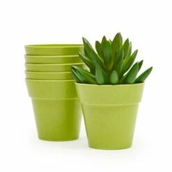 Juvale 24 Pack Plastic Small Flower Pots Planters for Indoor Outdoor Plant, Succulent, 4 Colors 1.5 x 1.5 x 2.3" -Cheap Planters Store unnamed file 5298