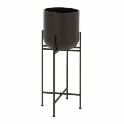 Planter with Stand Black - Olivia & May -Cheap Planters Store unnamed file 5332