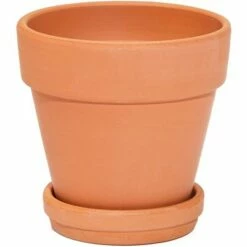 Juvale 6 Pack Terra Cotta Clay Pots with Saucer, Small Plant Pots, Planters for Succulents, 4 x 4 x 4.2 In -Cheap Planters Store unnamed file 5336