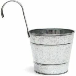 Juvale 6 Pack Round Metal Iron Wall Hanging Planters Pots Holder Bucket for Indoor Outdoor Succulent, 5 x 5 x 8 -Cheap Planters Store unnamed file 5354