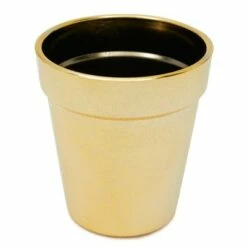 Juvale 6 Pack Mini Plant Pots for Flower and Succulent Display (Gold, 3.6 In) -Cheap Planters Store unnamed file 5433