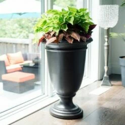 Ellington Urn Planter Black - Mayne -Cheap Planters Store unnamed file 5442