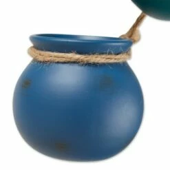 Zingz & Thingz Zingz & Thingz 23" Indoor/Outdoor Dangling Terracotta Mini Pots Blue Tones 13 Zingz & Thingz Zingz & Thingz 23" Indoor/Outdoor Dangling Terracotta Mini Pots Blue Tones -Cheap Planters Store unnamed file 5453