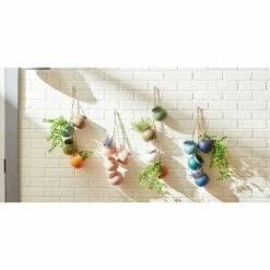 Zingz & Thingz Zingz & Thingz 23" Indoor/Outdoor Dangling Terracotta Mini Pots Blue Tones 16 Zingz & Thingz Zingz & Thingz 23" Indoor/Outdoor Dangling Terracotta Mini Pots Blue Tones -Cheap Planters Store unnamed file 5456
