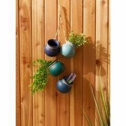 Zingz & Thingz Zingz & Thingz 23" Indoor/Outdoor Dangling Terracotta Mini Pots Blue Tones 19 Zingz & Thingz Zingz & Thingz 23" Indoor/Outdoor Dangling Terracotta Mini Pots Blue Tones -Cheap Planters Store unnamed file 5459