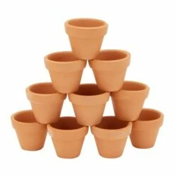 Juvale 10 Pack Terra Cotta Clay Pots, Small Plant Pots, Planters for Succulent & Cactus, 1.9 x 1.9 x 1.5" -Cheap Planters Store unnamed file 5470