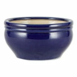 Zingz & Thingz 16.5" Indoor/Outdoor Ceramic Planter Ocean Blue - Zings & Thingz