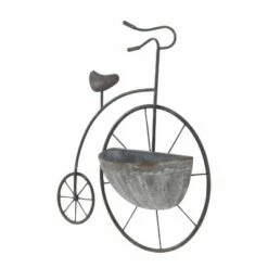Olivia & May 22" Rustic Vintage Penny Farthing Bicycle Model Iron Novelty Wall Planter Gray - Olivia & May 6 Olivia & May 22" Rustic Vintage Penny Farthing Bicycle Model Iron Novelty Wall Planter Gray - Olivia & May -Cheap Planters Store unnamed file 5533