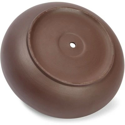 Juvale Ceramic Bowl Planter Pots with Drainage Hole for Indoors & Outdoors, Dark Brown, 8" x 2.6" 7 Juvale Ceramic Bowl Planter Pots with Drainage Hole for Indoors & Outdoors, Dark Brown, 8" x 2.6" - Image 6