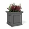16" x 16" Nantucket Planter Graphite Gray - Mayne