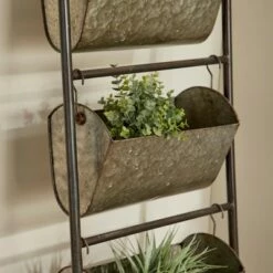 Olivia & May 73" Farmhouse Iron Five-Tier Leaning Rectangular Planter Gray - Olivia & May -Cheap Planters Store unnamed file 5610