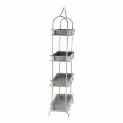 Olivia & May 55" Rustic Iron 4-Tiered Rectangular Garden Rack Gray - Olivia & May 7 Olivia & May 55" Rustic Iron 4-Tiered Rectangular Garden Rack Gray - Olivia & May -Cheap Planters Store unnamed file 5642