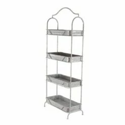 Olivia & May 55" Rustic Iron 4-Tiered Rectangular Garden Rack Gray - Olivia & May 8 Olivia & May 55" Rustic Iron 4-Tiered Rectangular Garden Rack Gray - Olivia & May -Cheap Planters Store unnamed file 5643