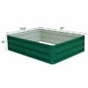 Costway 47"x35.5" Patio Raised Garden Bed Vegetable Flower Plant Dark Green New -Cheap Planters Store unnamed file 565