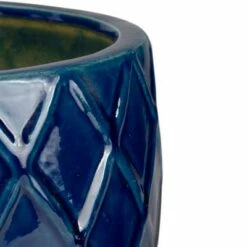 Napa Home & Garden Set of 3 Blue Textured Planter Set 11" -Cheap Planters Store unnamed file 5662