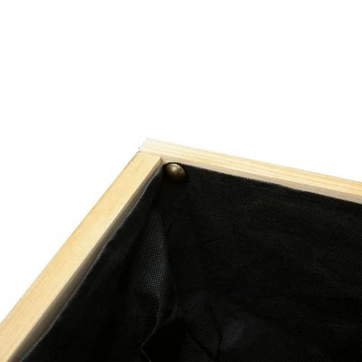 Outsunny 70'' Wooden Raised Garden Bed with Funnel Design High Weight Capacity Planter Box with Non-Woven Fabric Large Growing Space Natural 5 Outsunny 70'' Wooden Raised Garden Bed with Funnel Design High Weight Capacity Planter Box with Non-Woven Fabric Large Growing Space Natural - Image 3