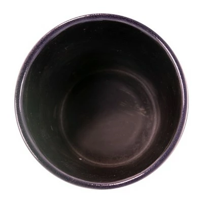 Blue Diamond Burst Pattern Glazed Ceramic Planter - Foreside Home & Garden 3 Blue Diamond Burst Pattern Glazed Ceramic Planter - Foreside Home & Garden